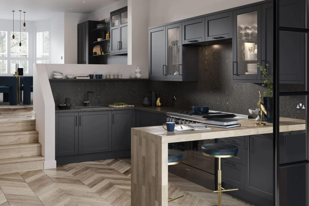 dawson graphite classic traditional kitchen uform
