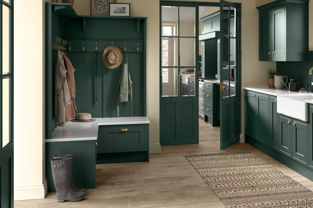 ellesmere heritage green fitted bootroom uform e1696863788745